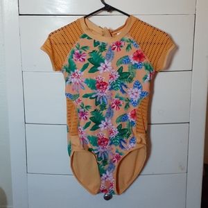 Floral bathing suit